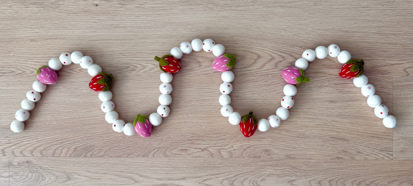 Berries and Cream Garland