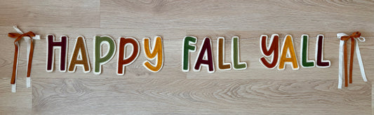 Happy Fall Y’all Garland